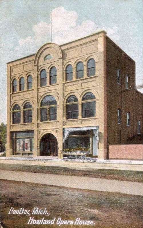 Howland Opera House - 1910 From Paul Petoskey (newer photo)